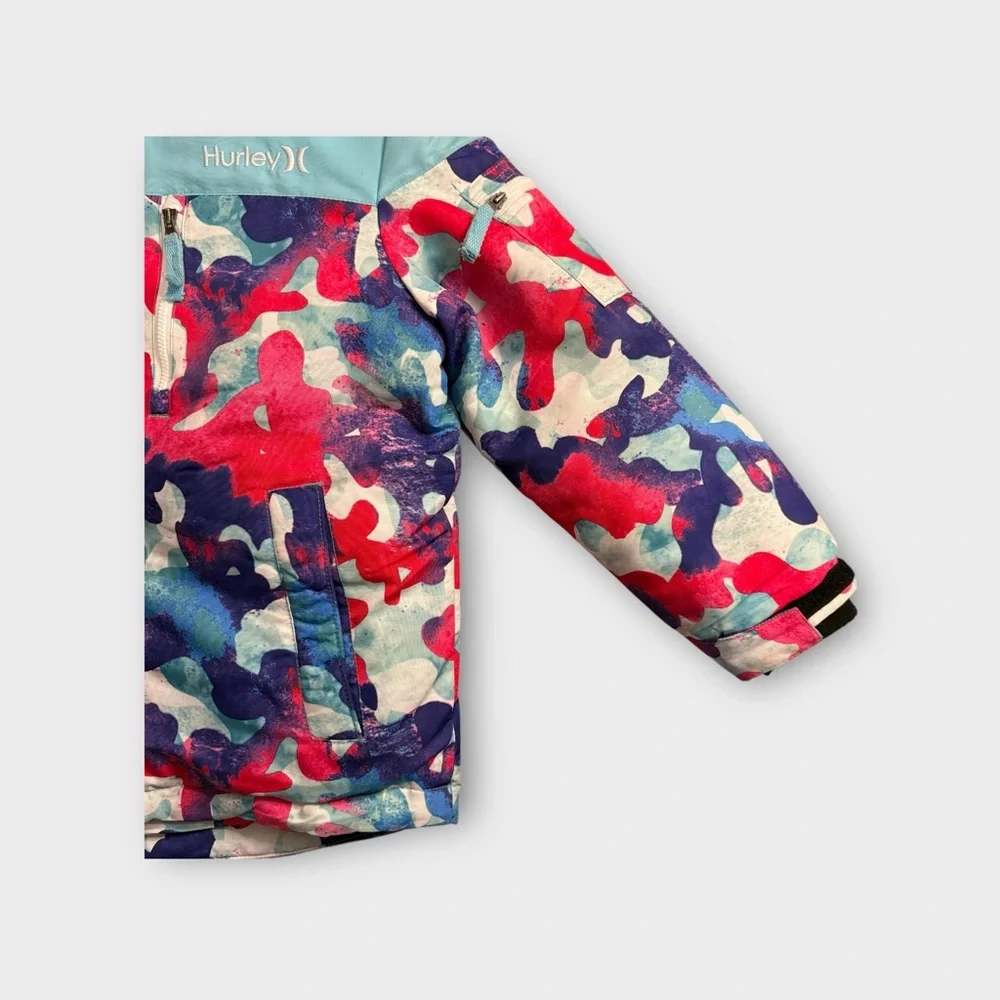 Hurley Pink & Blue Powder Snow Jacket